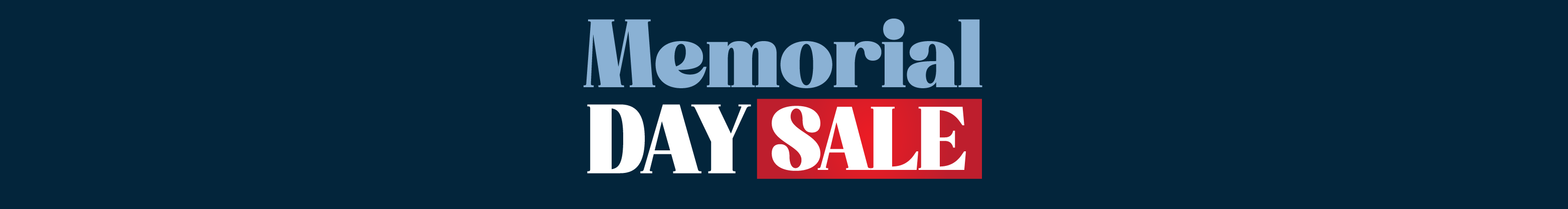Memorial Day Exclusive Buys